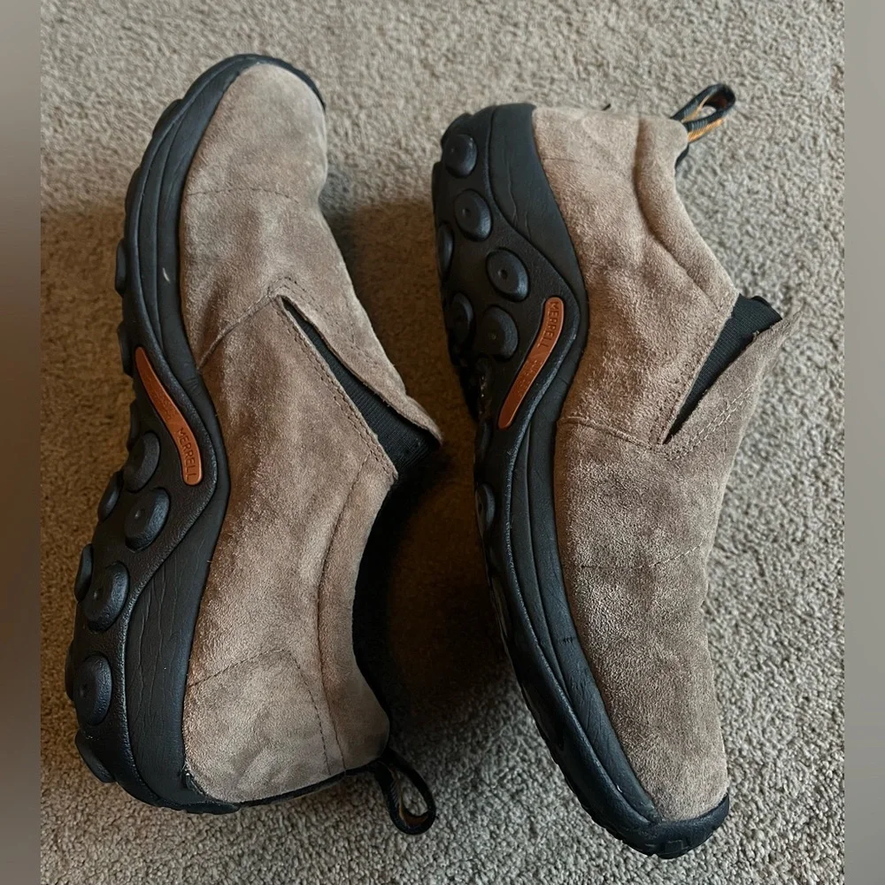 Merrell Jungle Moc Men’s size 9.5 Wide Tan (Gunsmoke) Slip-On Shoes - Picture 5 of 11